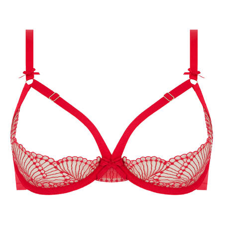 DITA VON TEESE Soutien-gorge ouvert Von Follies Fantastique Flame