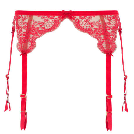 DITA VON TEESE Porte-jarretelles 6 attaches Lavinia Flame