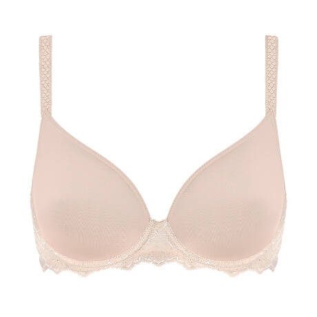 SIMONE PÉRÈLE Spacer T-shirt bra Caresse Peau rosée