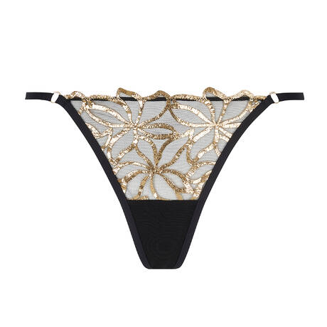 String Lise Charmel Taille 5 Référence AC0077 - Neuf Sans étiquette, Couleur Noire