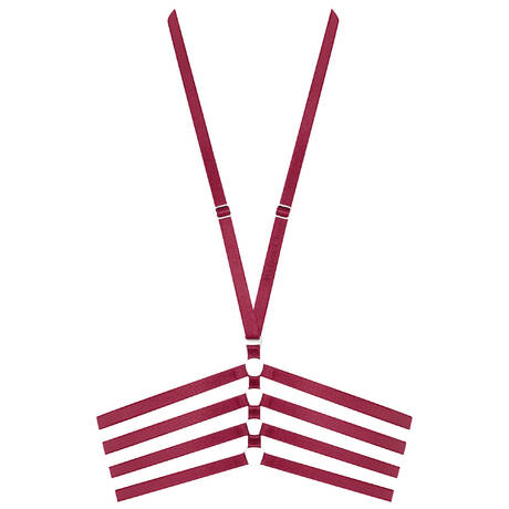 MAISON CLOSE Harness Signature Les Fétiches Burgundy