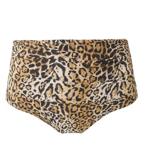 MELISSA ODABASH High-waisted bikini bottom Catania Savannah Vibes Cheetah