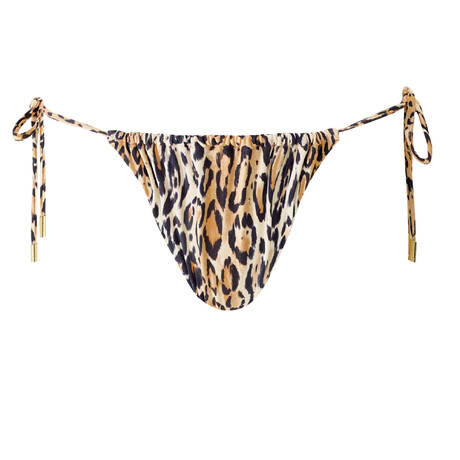 MELISSA ODABASH Tie side bikini bottom Egypt Savannah Vibes Cheetah
