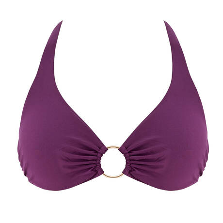 MELISSA ODABASH Triangle bikini top Brussels Burgundy Elegance Burgundy
