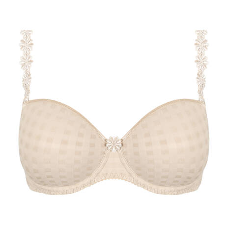 MARIE JO Padded bandeau bra Avero Café au Lait