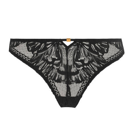 AUBADE Tanga en dentelle Love Soul Black