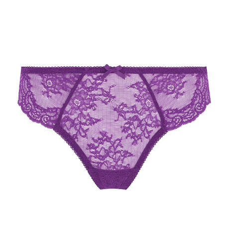 AUBADE Tanga en dentelle Danse des Sens Spiced Plum