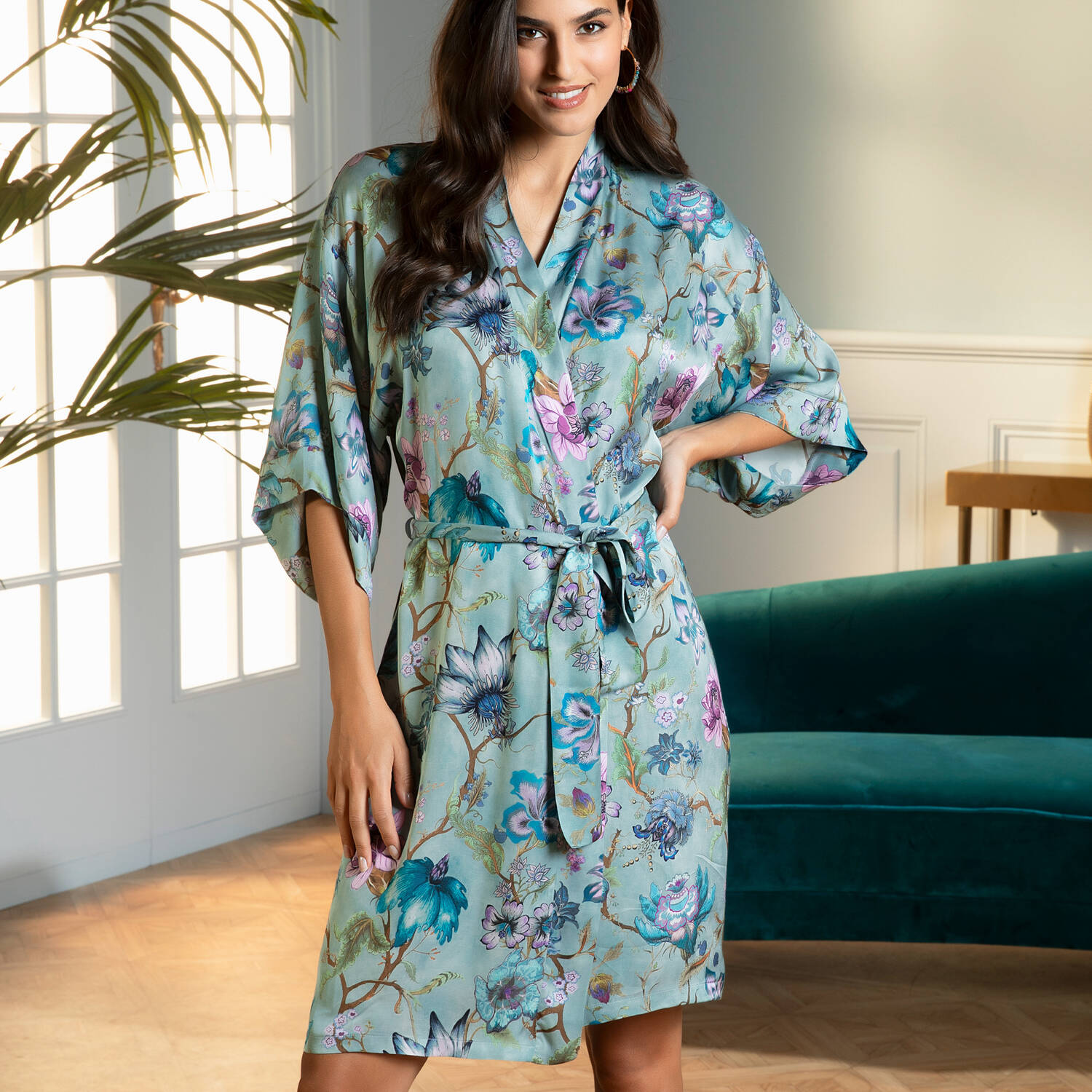 Antigel by Lise Charmel - Meditation Cachemir Short Negligee Vert Evasion