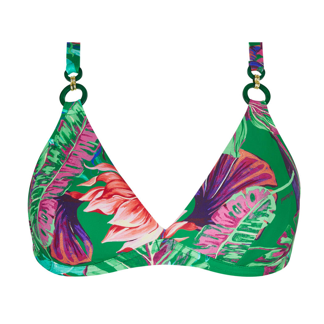 Plus-size triangle bikini top Lise Charmel Paradis Sauvage
