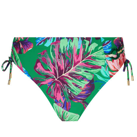 LISE CHARMEL Adjustable drawstring bikini bottom Paradis Sauvage Vert Sauvage