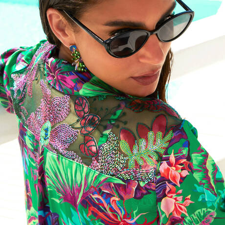 Long beach shirt Lise Charmel Paradis Sauvage
