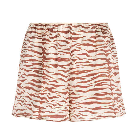 LOVE STORIES Silk Pajama shorts Johnny Sahara Zebre