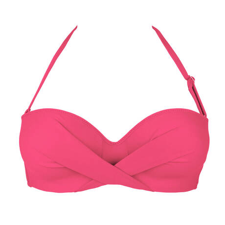 ANTIGEL Padded bandeau bikini top La Chiquissima Azalee Chic