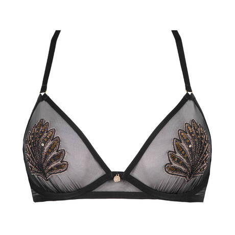 ATELIER AMOUR Triangle bra Showtime Black