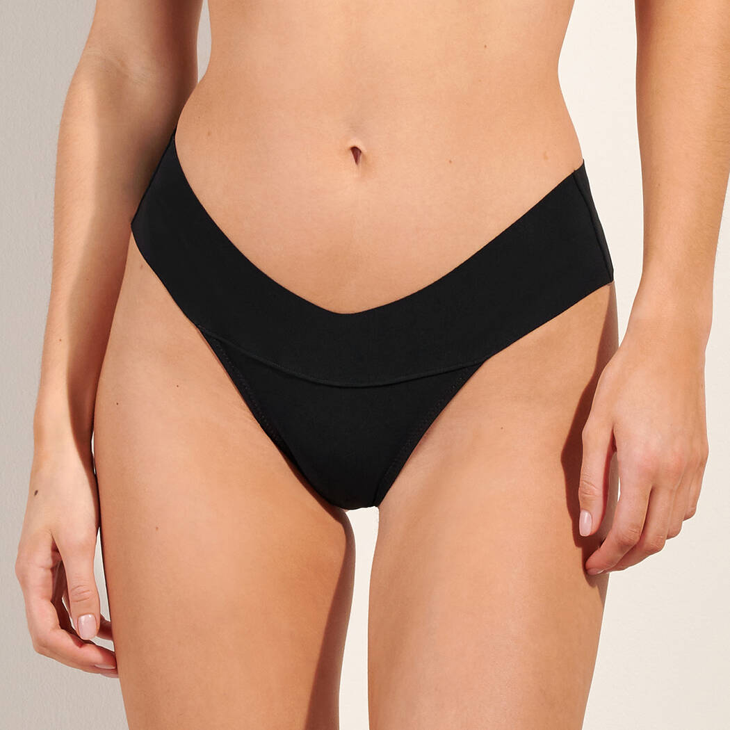 Sacha Maillot De Bain Femme Taille Haute Tanga Bas De Maillot De - Main Image