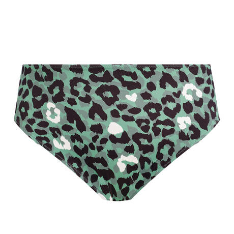 ELOMI Bas de maillot de bain culotte haute Jungle Bay Olive