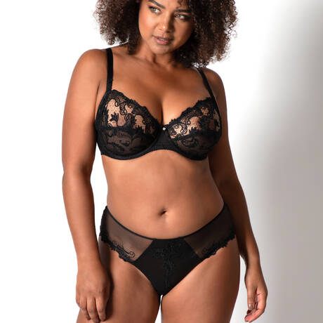 2 teile im set LISE CHARMEL Dressing Floral Schwarz