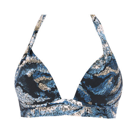 PAIN DE SUCRE Push-up bikini top Diva Wave Blue
