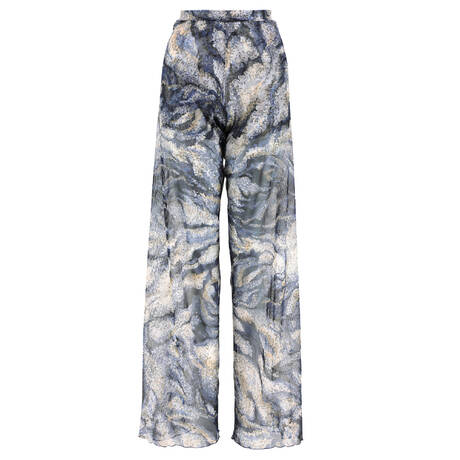 PAIN DE SUCRE Beach pants Paz Wave Blue