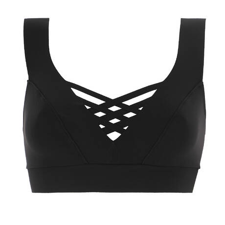 PAIN DE SUCRE Bralette bikini top Mandi Sensitive Uni life Cut Black