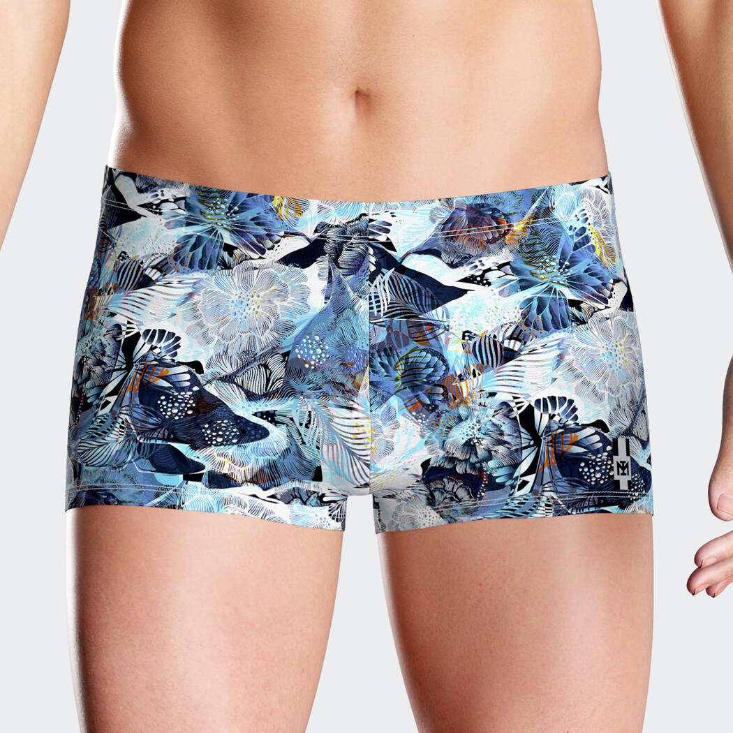 Karl Lagerfeld Blu Polyester Men's Swim Boxer