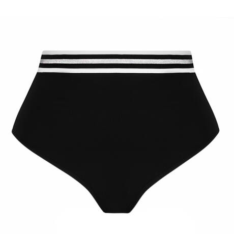 LISE CHARMEL High-waisted bikini bottom Énergie Nautique Noir Silver
