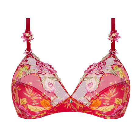 LISE CHARMEL Wireless bra Forêt Rubis Santal Rouge
