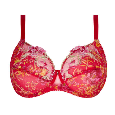 LISE CHARMEL Underwire bra for well-being Forêt Rubis Santal Rouge