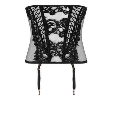 LISE CHARMEL Serre-taille en dentelle  Désirs de Venise Noir