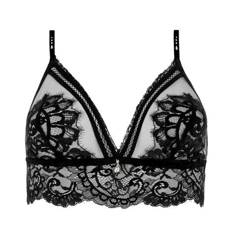 LISE CHARMEL Lace Wireless bra Désirs de Venise Black