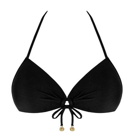 LULI FAMA Haut de maillot de bain push-up Cosita Buena Noir