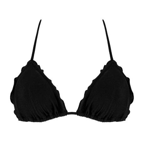 LULI FAMA Haut de maillot de bain triangle Cosita Buena Noir