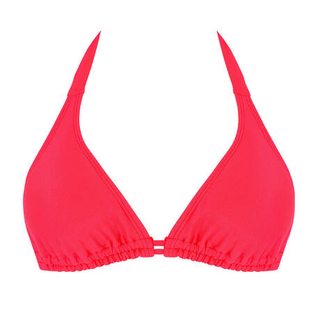 LULI FAMA Wireless Triangle bikini top Cosita Buena Bombshell Red