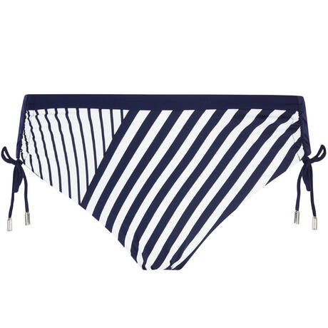 LISE CHARMEL Adjustable drawstring bikini bottom Rayure en Ligne Rayure Croisière