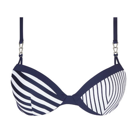 LISE CHARMEL Haut de maillot de bain coques Rayure en Ligne Rayure Croisière