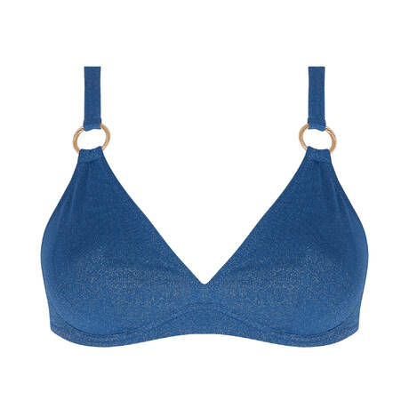 ANTIGEL Plus-size triangle bikini top La Fashion Sirène Bleu Sirène
