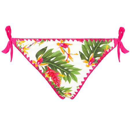 BANANA MOON Bas de maillot de bain slip noué Dimka Kaelua Blanc