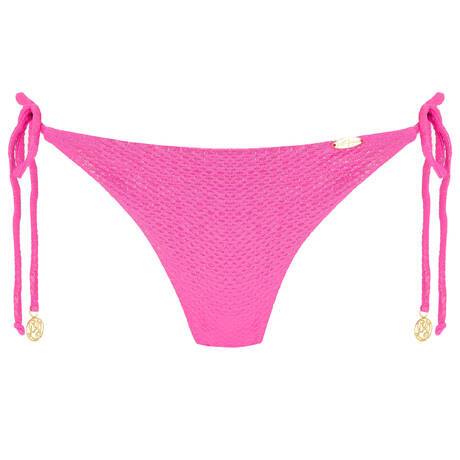 Luli Fama 2 pieces swimwear set Luminous Metallic Pink