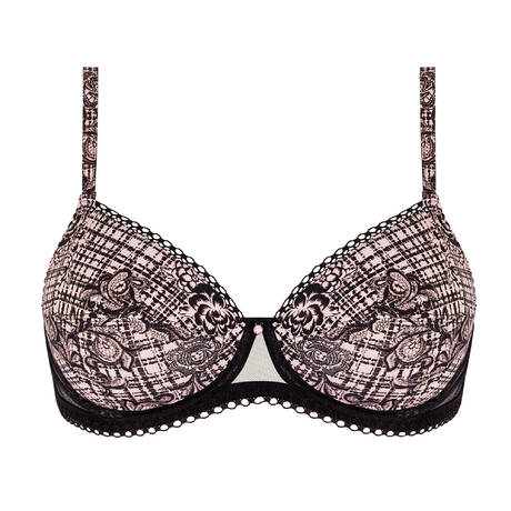 ANTIGEL Underwire bra Tartan d'Amour Rose Tartan