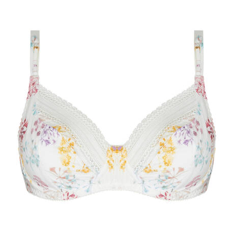 ANTIGEL Demi-cup bra fitting Souffle Fleuri Souffle Pastel