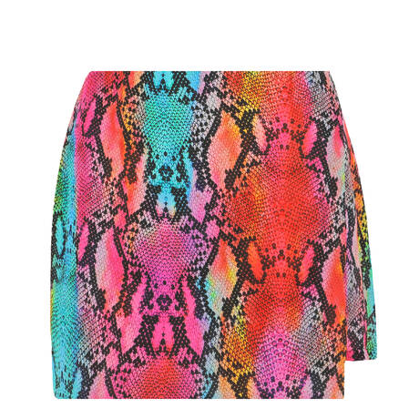 LULI FAMA Beach skort Electric skin Multicolor
