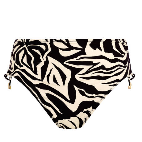 FANTASIE High-waisted bikini bottom Aruba Nights Black & Cream