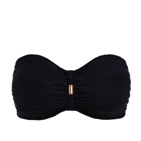 FANTASIE Bandeau bikini top Beach Waves Black