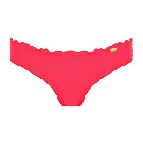 LULI FAMA Bas de maillot de bain slip Cosita Buena Bombshell Red