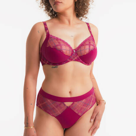 Ensemble 2 pièces LOUISA BRACQ Albanach Fuschia