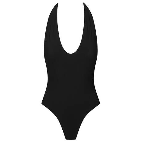 MAISON CLOSE Thong bodysuit Nuit Infinie Black
