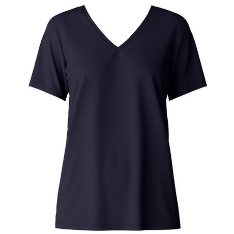 CALIDA T-Shirt aus Baumwolle Favourites Sleep Peacoat Blue