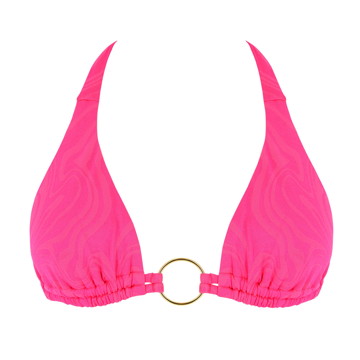 Wireless triangle bikini top Luli Fama Candy Coated image.