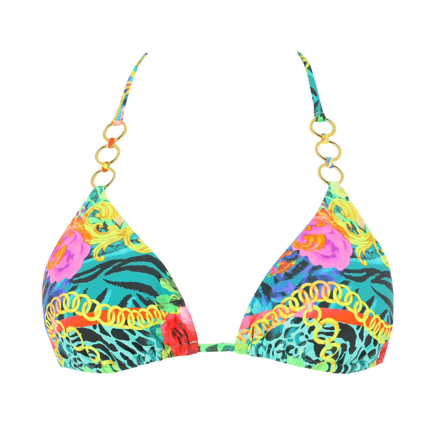Triangle bikini top Luli Fama Wild Blooms