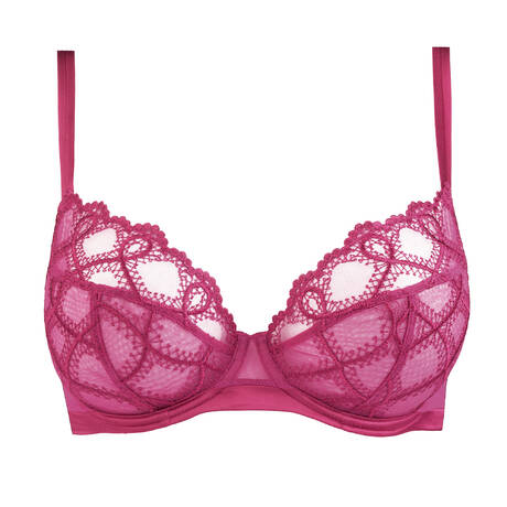 MAISON LEJABY Full-cup bra Bold Berry
